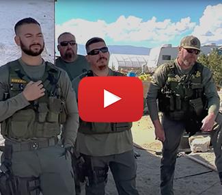 video image of police